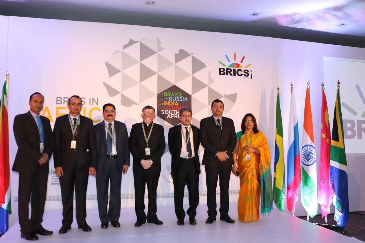 BRICS-2018 South Africa with Shri S.K.Gangwar, Hon'ble Minister