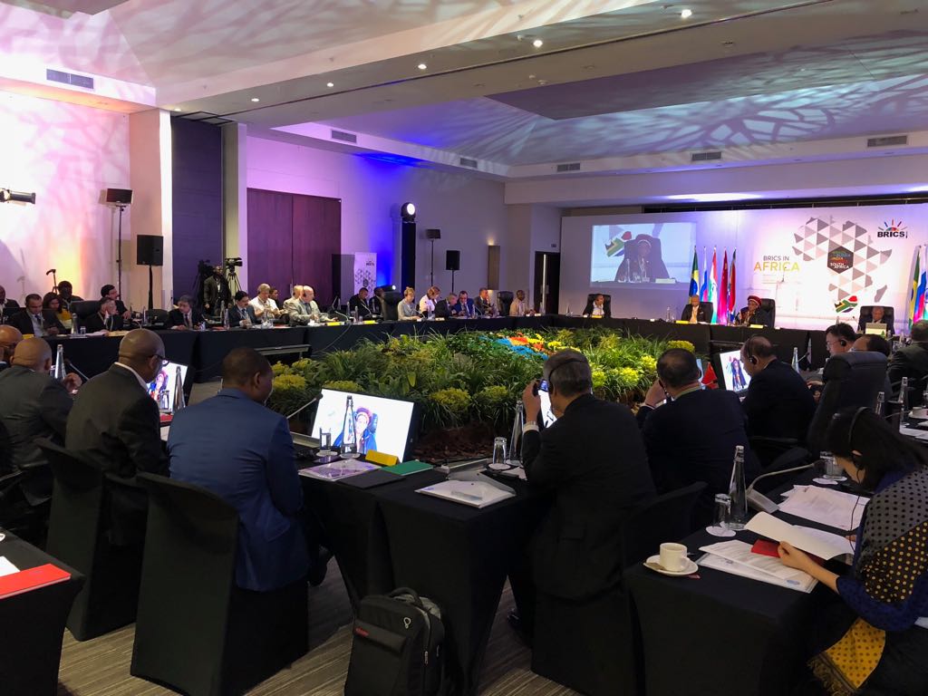 at BRICS-2018 South Africa